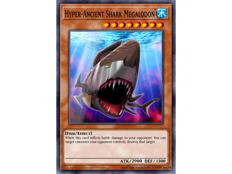 Hyper-Ancient Shark Megalodon (Mosaic Rare)