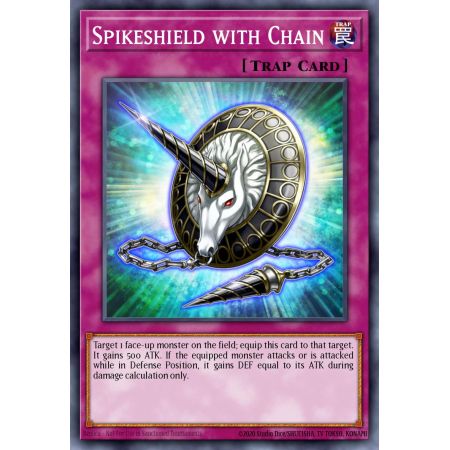 Spikeshield with Chain (Mosaic Rare)