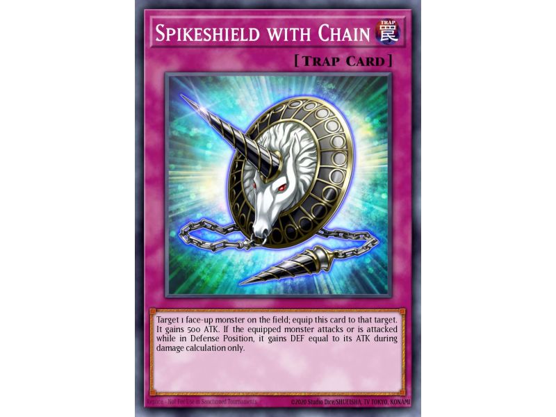 Spikeshield with Chain (Mosaic Rare)