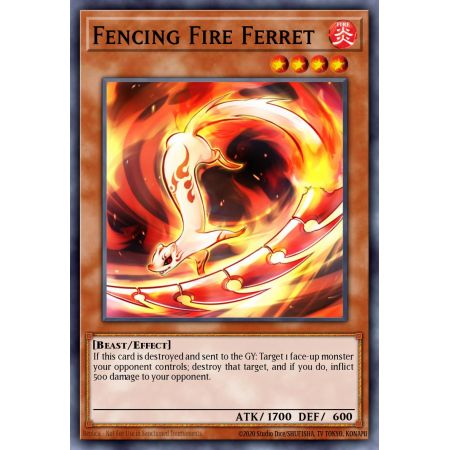 Fencing Fire Ferret (Rare)