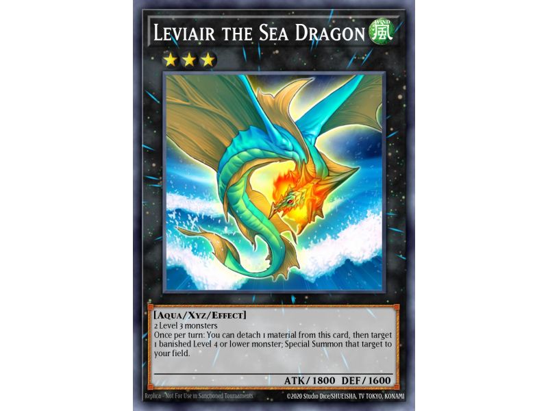 Leviair the Sea Dragon (Shatterfoil Rare)