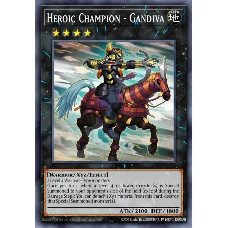 Heroic Champion - Gandiva (Shatterfoil Rare)