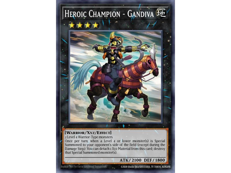 Heroic Champion - Gandiva (Shatterfoil Rare)