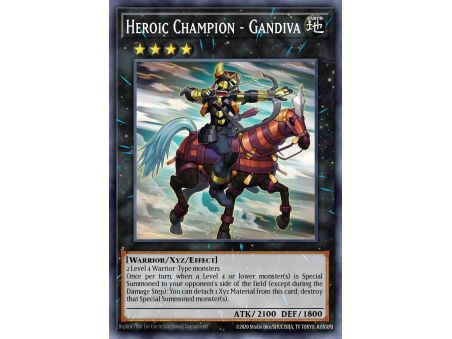 Heroic Champion - Gandiva (Shatterfoil Rare)