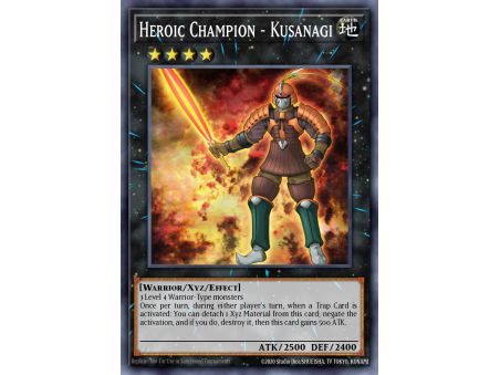 Heroic Champion - Kusanagi (Shatterfoil Rare)