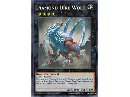 Diamond Dire Wolf (Shatterfoil Rare)