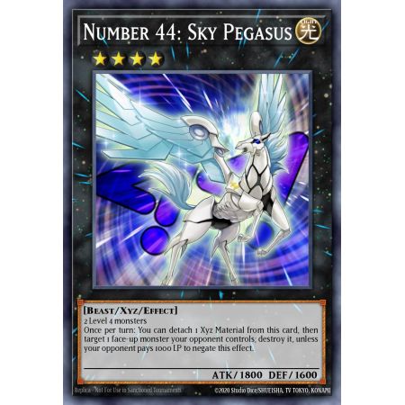 Number 44: Sky Pegasus (Shatterfoil Rare)
