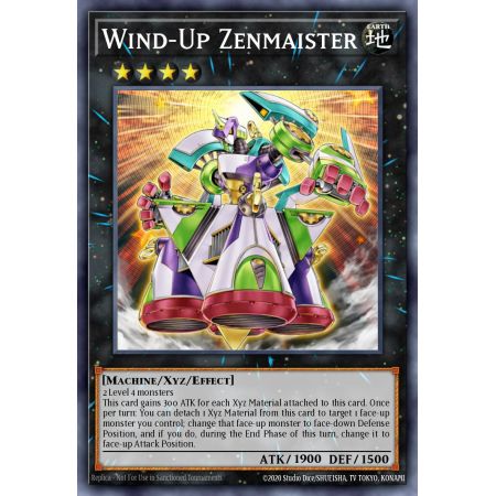 Wind-Up Zenmaister (Rare)