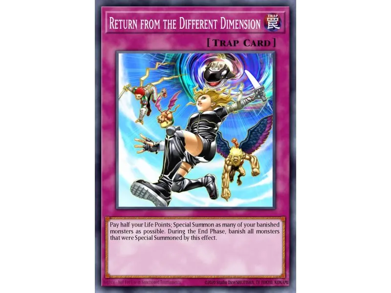 Return from the Different Dimension (Rare)