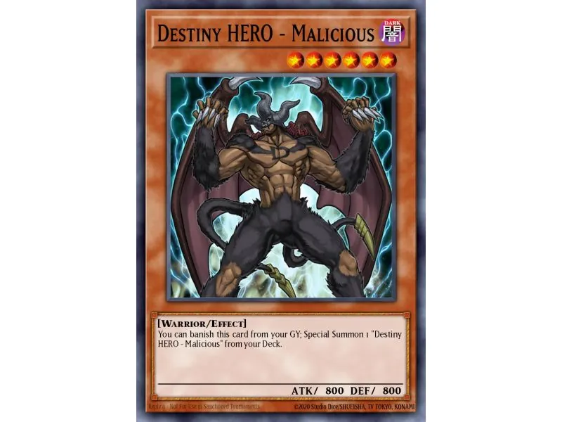 Destiny HERO - Malicious (Super Rare)