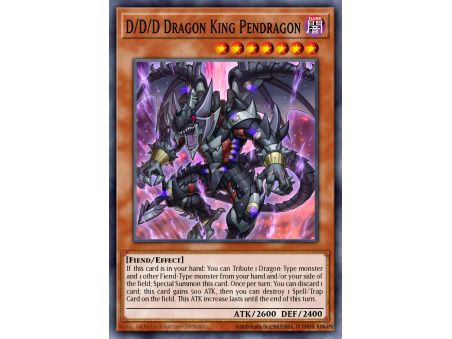 D/D/D Dragon King Pendragon (Secret Rare)