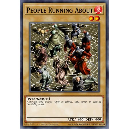 People Running About (Common)