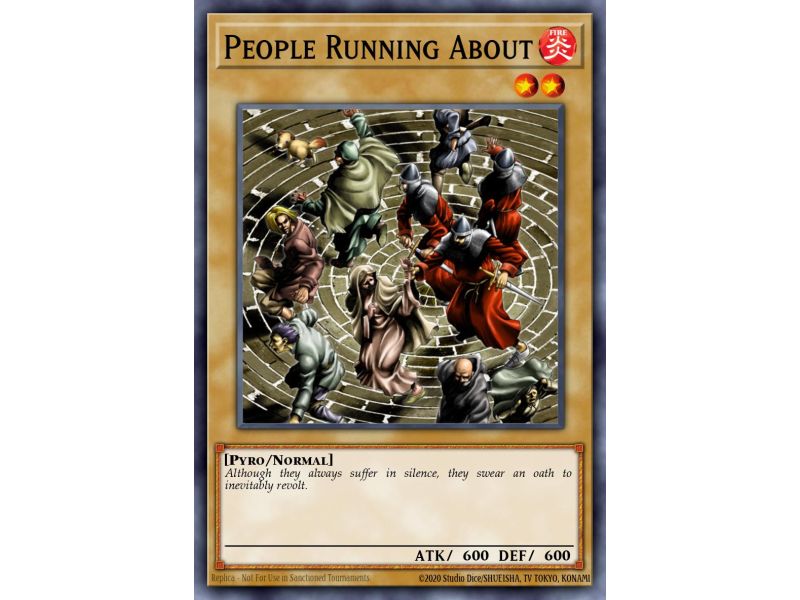 People Running About (Common)