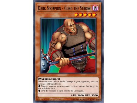 Dark Scorpion - Gorg the Strong (Common)