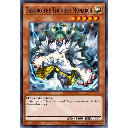 Zaborg the Thunder Monarch (Super Rare)