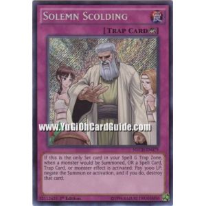 Solemn Scolding (Secret Rare)