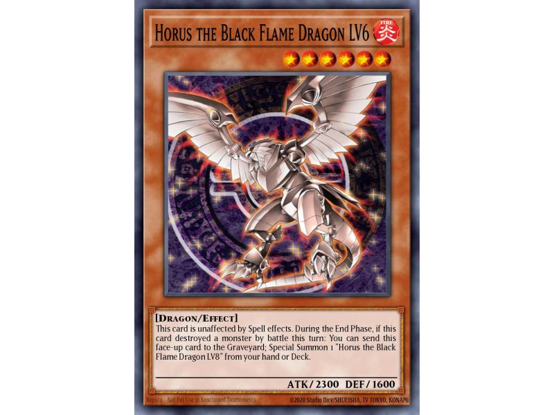 Horus the Black Flame Dragon LV6 (Super Rare)