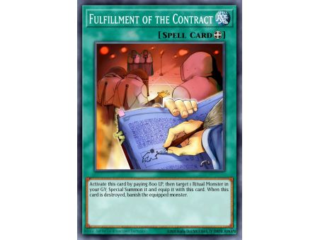 Fulfillment of the Contract (Common)