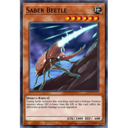 Saber Beetle (Rare)