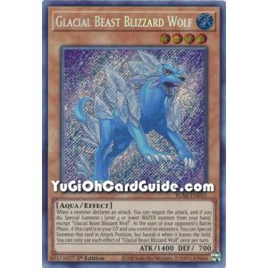 Glacial Beast Blizzard Wolf (Secret Rare)