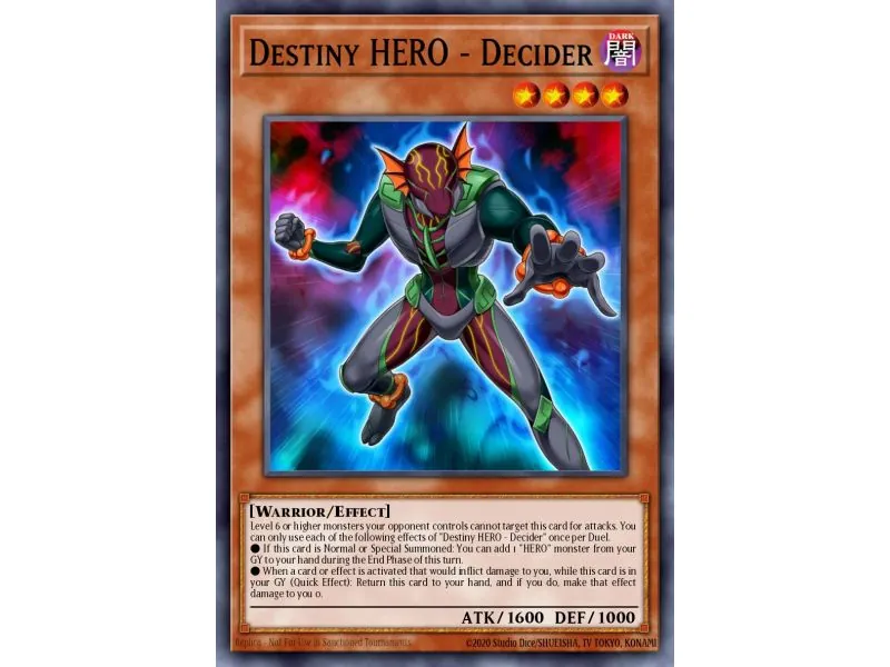 Destiny HERO - Decider (Secret Rare)