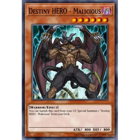 Destiny HERO - Malicious (Super Rare)