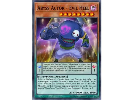Abyss Actor - Evil Heel (Secret Rare)