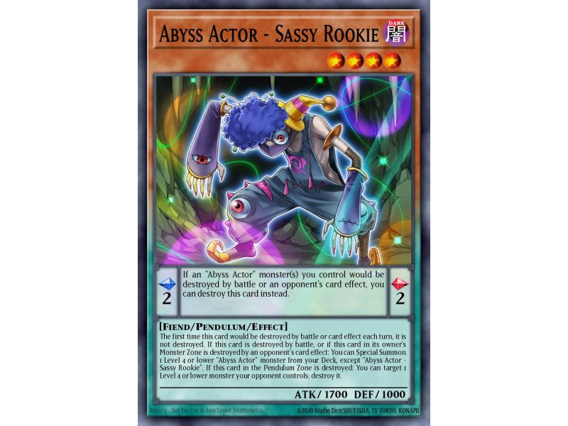 Abyss Actor - Sassy Rookie (Super Rare)