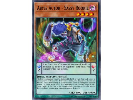Abyss Actor - Sassy Rookie (Super Rare)