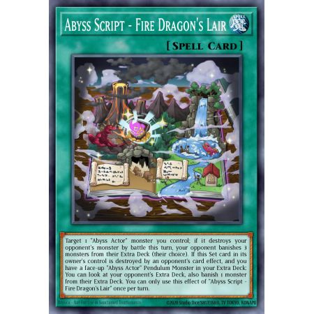 Abyss Script - Fire Dragon's Lair (Super Rare)