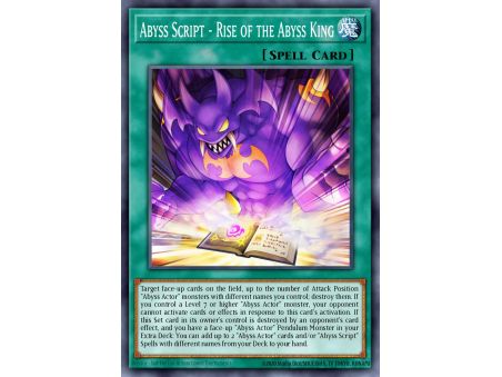 Abyss Script - Rise of the Abyss King (Secret Rare)
