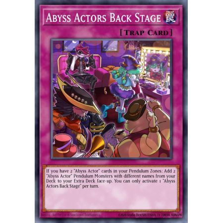 Abyss Actors Back Stage (Super Rare)