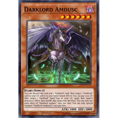 Darklord Amdusc (Secret Rare)