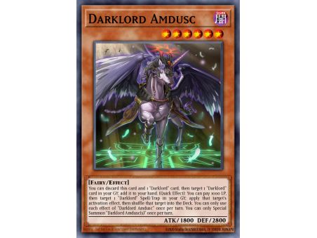 Darklord Amdusc (Secret Rare)
