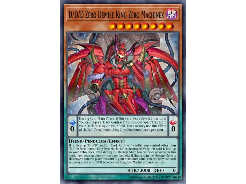 D/D/D Zero Doom Queen Machinex (Starlight Rare)