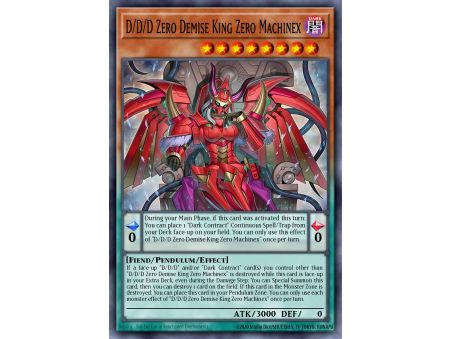 D/D/D Zero Doom Queen Machinex (Starlight Rare)