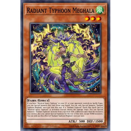 Radiant Typhoon Meghala (Super Rare)