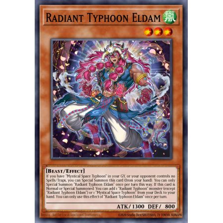 Radiant Typhoon Eldam (Super Rare)