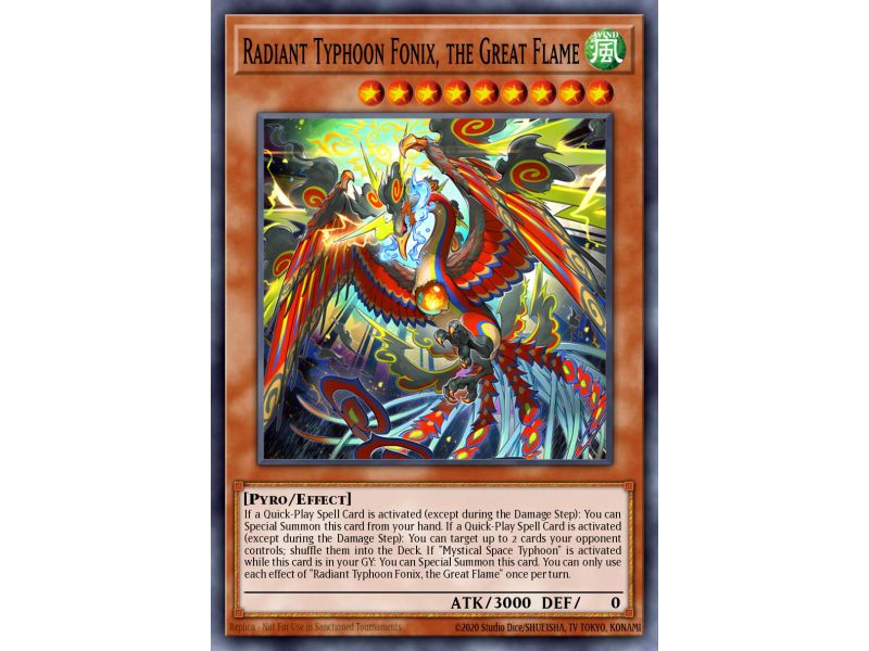 Radiant Typhoon Fonix, the Great Flame (Starlight Rare)
