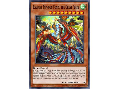 Radiant Typhoon Fonix, the Great Flame (Starlight Rare)