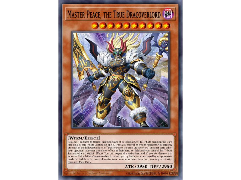 Master Peace, the True Dracoverlord (Secret Rare)
