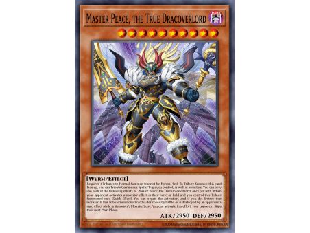 Master Peace, the True Dracoverlord (Secret Rare)