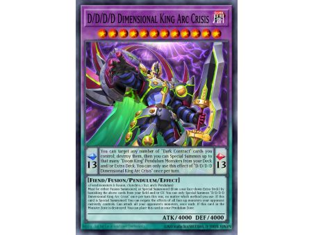 D/D/D/D Dimensional King Arc Crisis (Starlight Rare)