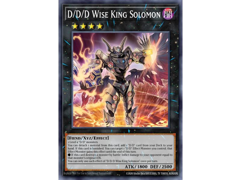 D/D/D Wise King Solomon (Super Rare)