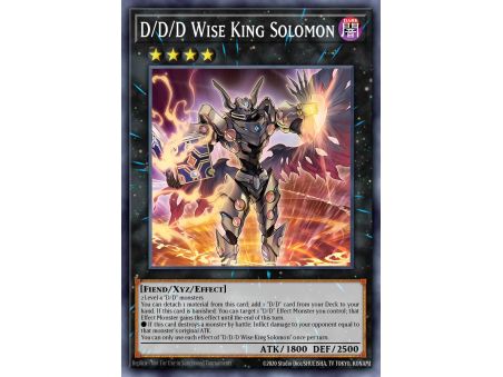 D/D/D Wise King Solomon (Super Rare)