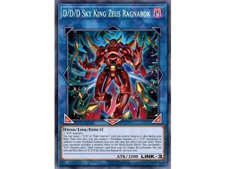 D/D/D Sky King Zeus Ragnarok (Secret Rare)