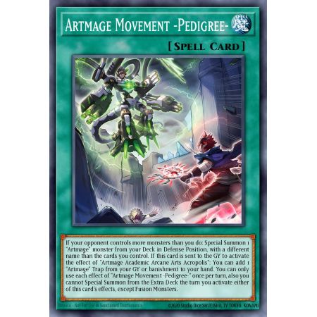 Artmage Movement -Pedigree- (Common)