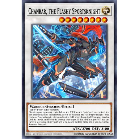 Chanbar, the Flashy Sportsknight (Super Rare)