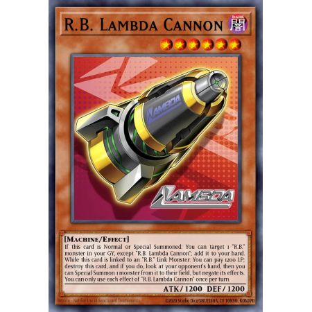 R.B. Lambda Cannon (Starlight Rare)