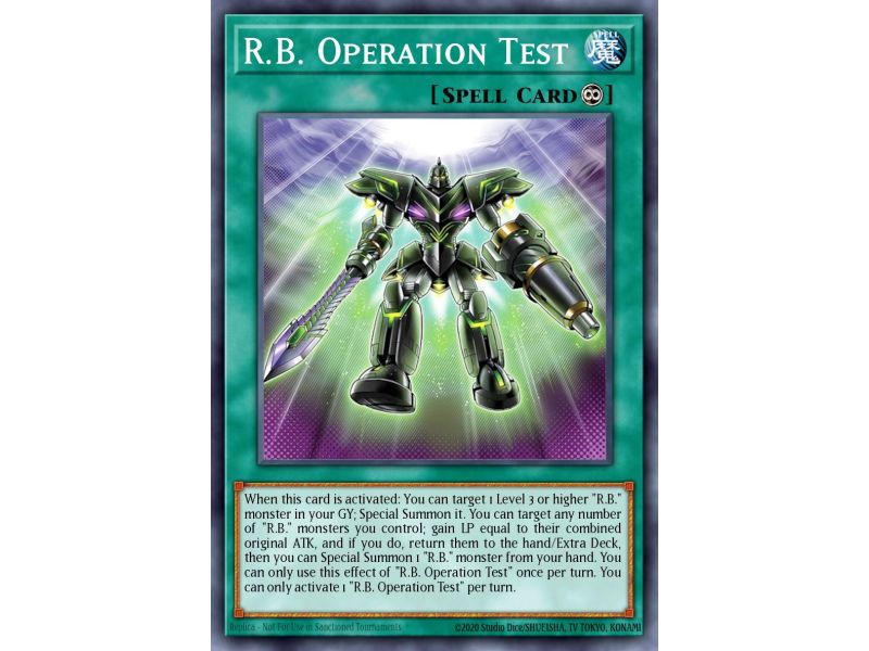 R.B. Operation Test (Super Rare)